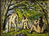 Paul Cezanne Wall Art - The Bathers